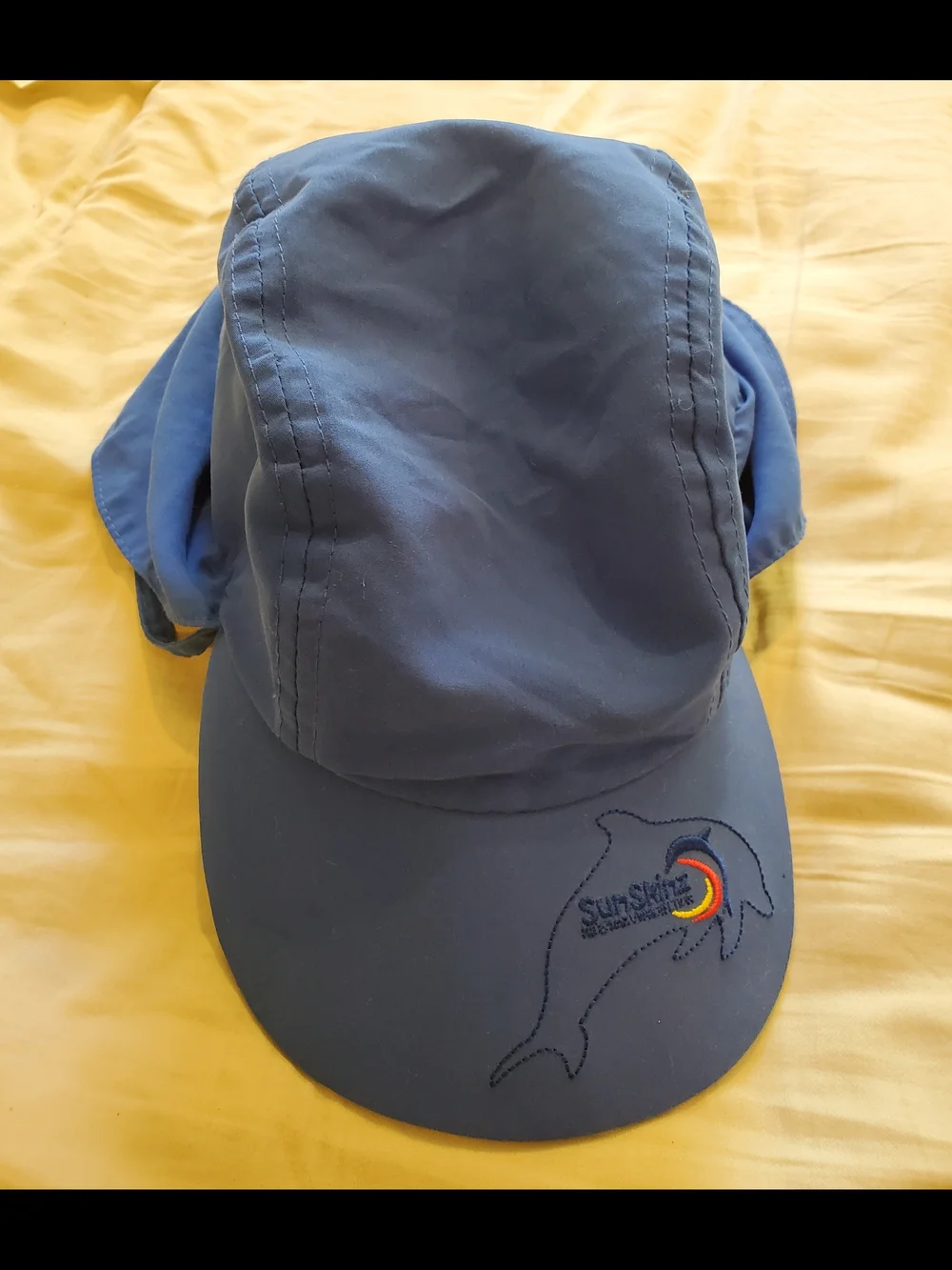 Sun Protection Zone SunSkinz Blue Dolphin Kids Sun Hat UPF 50 Legionnaire